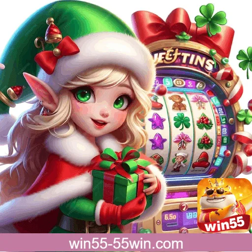 Imagem promovendo download do APK oficial Win55 para Android