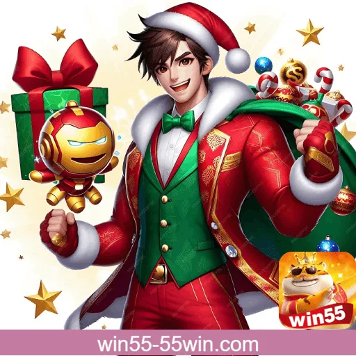 Imagem promovendo bônus Win55 com recompensas imperdíveis.