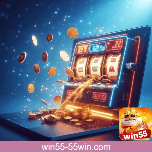 Imagem mostrando o cassino ao vivo da Win55 com dealers reais conduzindo jogos de mesa